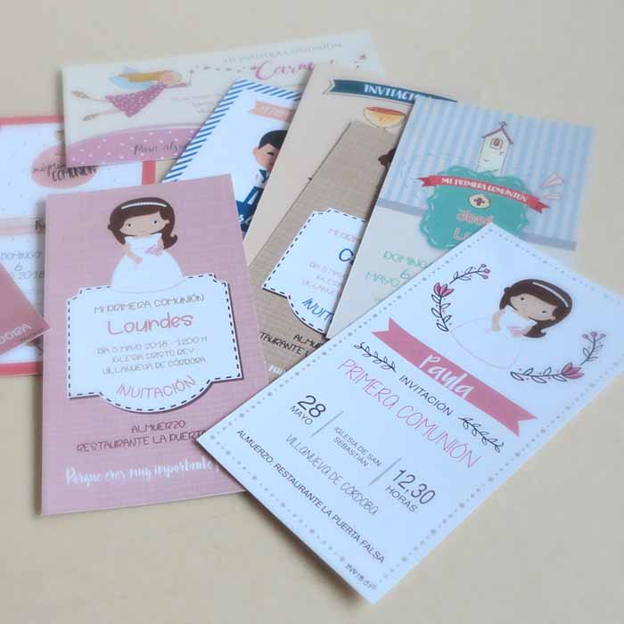 invitaciones de comunion