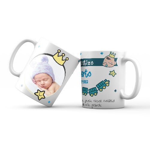 taza-bebe-rey tazas personalizadas para bebés. Regalos para recién nacidos y regalos para padres primerizos.