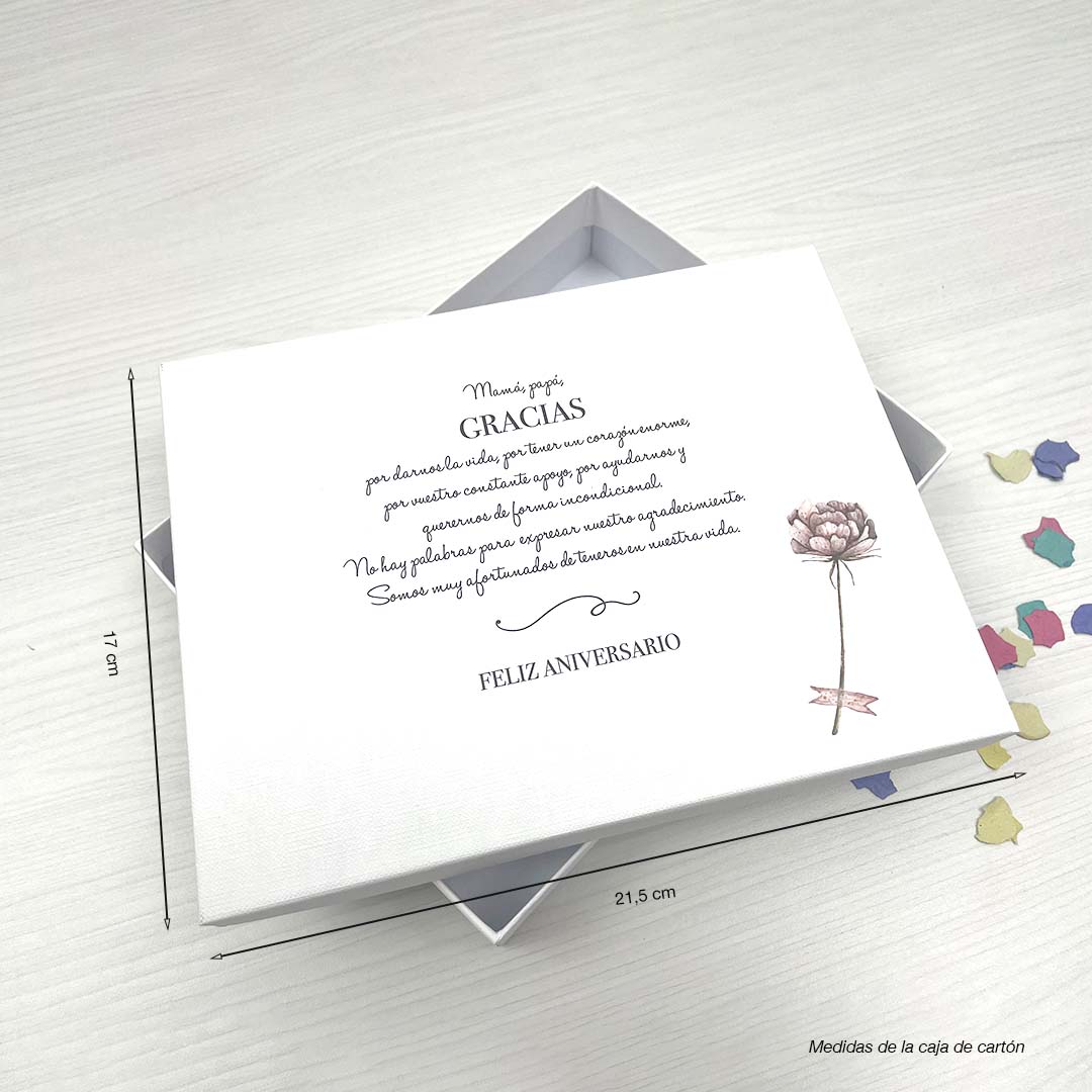 medida cajas presentación placas