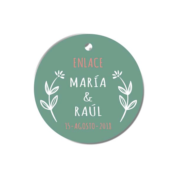 Etiqueta para regalos de boda