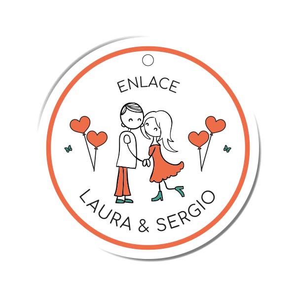 etiqueta personalizadas para regalos