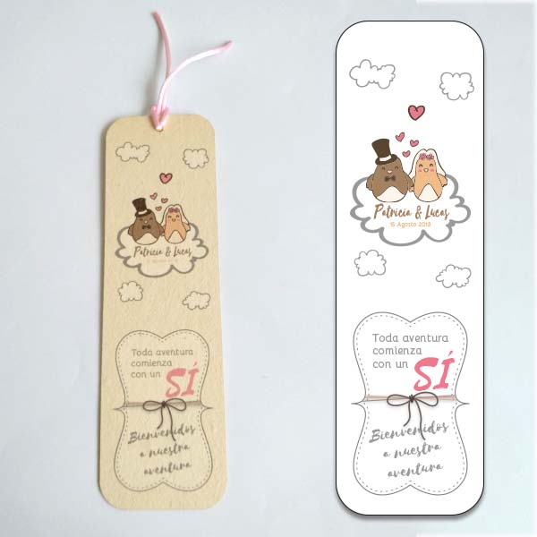 marcap-boda-004a puntos de libro bodas con divertido y alegre diseño para regalar en bodas