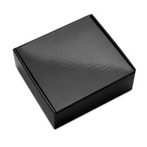 estuche negro para costalera de acero inoxidable