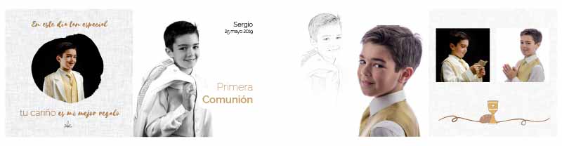 Montaje fotográfico Primera Comunión