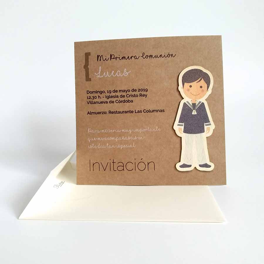 invitaciones comunion personalizadas