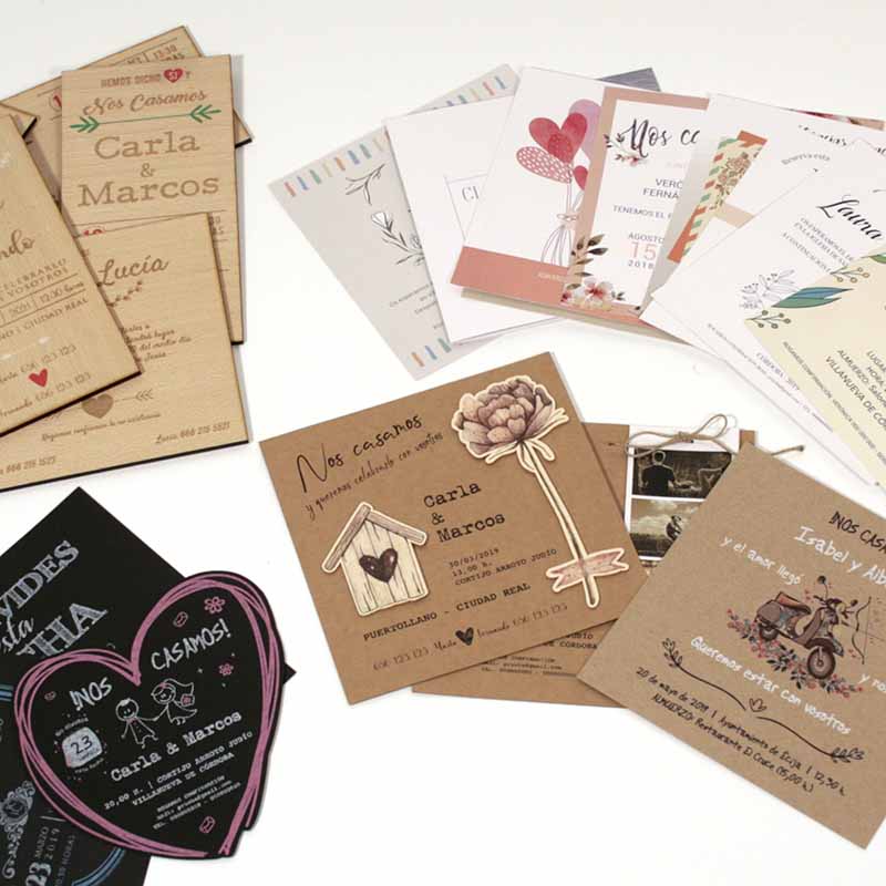 Invitaciones para bodas