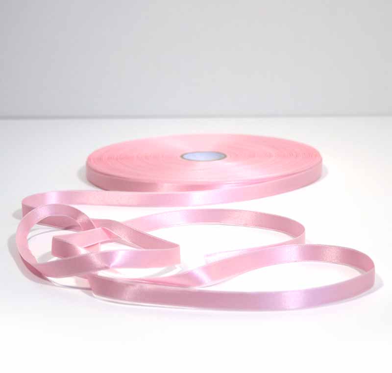 cinta de raso color rosa clarito