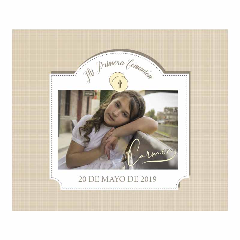 pegatina comunion personalizada