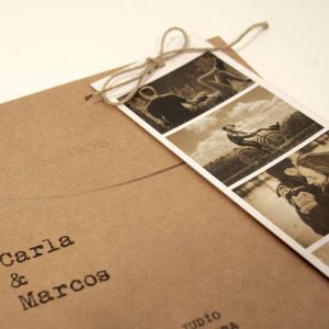 invitaciones de boda con foto