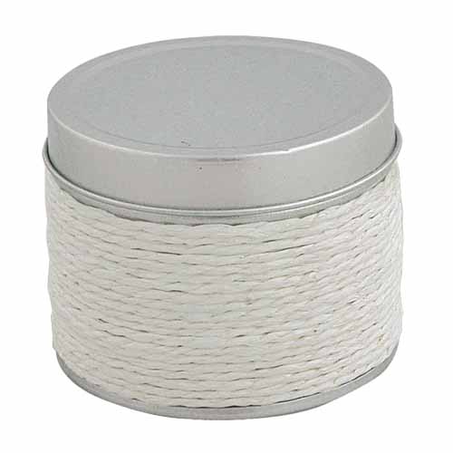 original vela metálica para regalos de eventos color plata