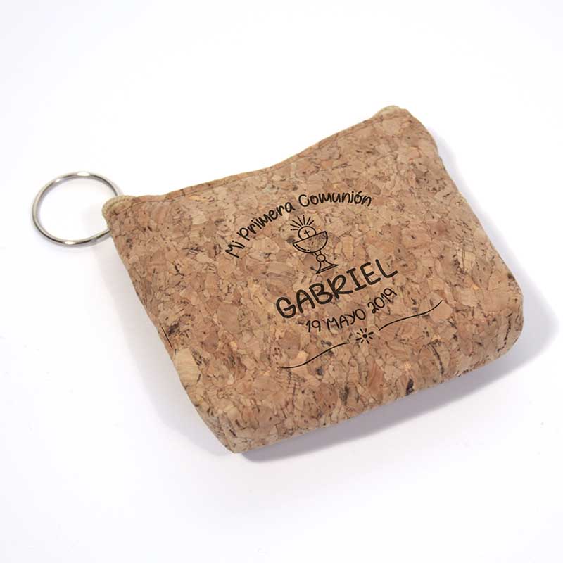 Monedero de corcho para Comunión - Imagen 2