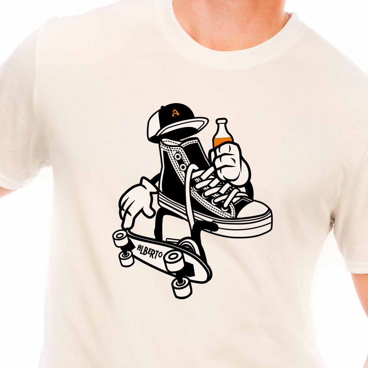 Camiseta Basset Monopatín - Imagen 2