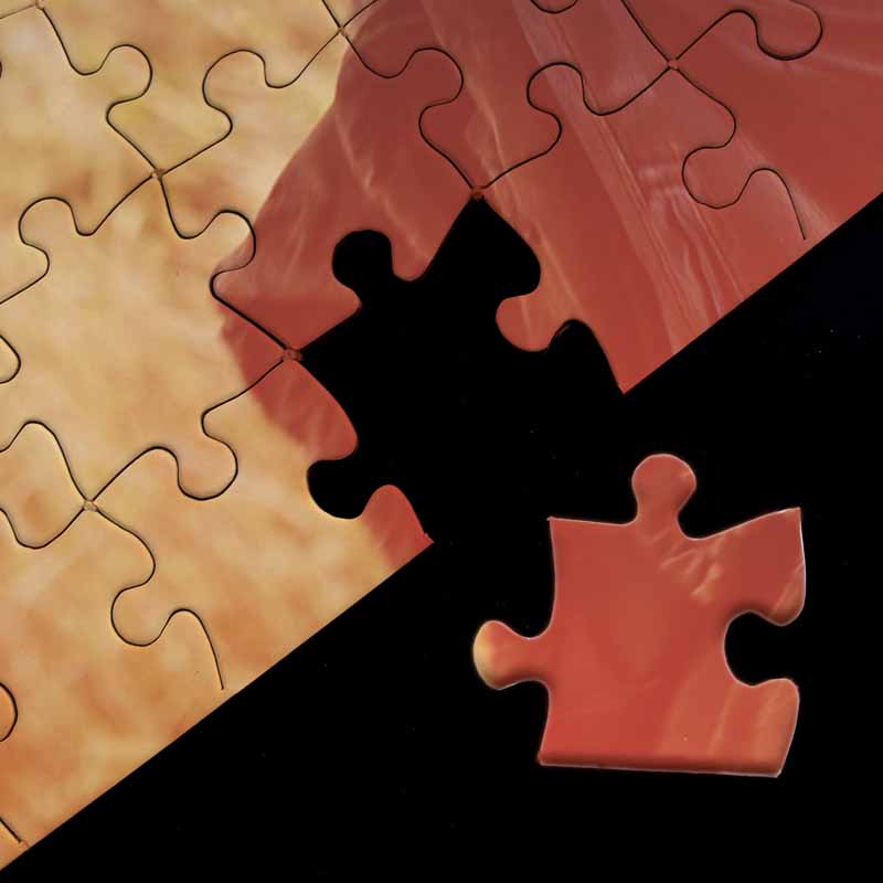 detalle piezas puzzle
