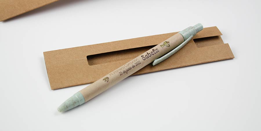 regalo-para-comunion-personalizado detalles para comunion - bolígrafo ecologico personalizado