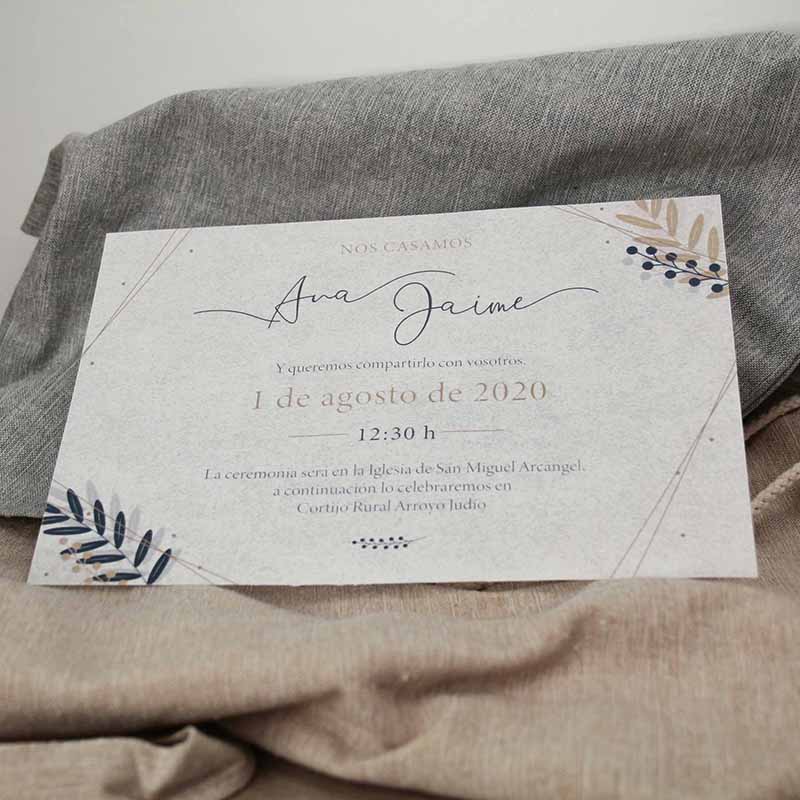 invitaciones de boda 2020