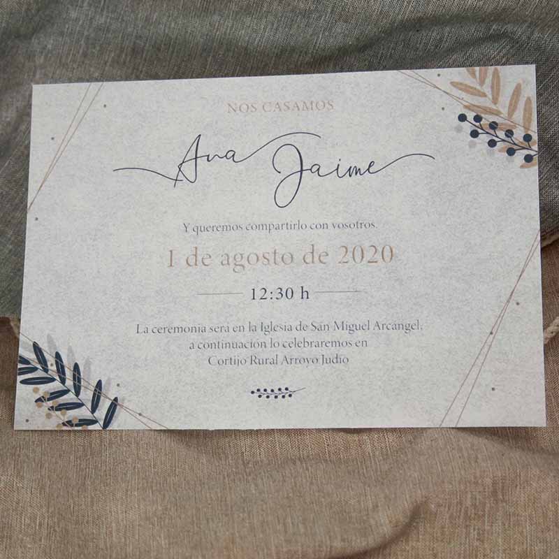 invitaciones de boda 2020