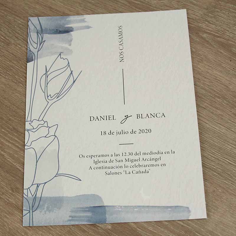 nuevo diseño invitación para boda