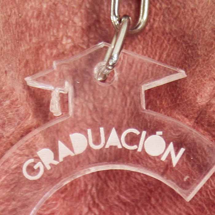 regalos de graduación originales fabricados en metacrilato transparente