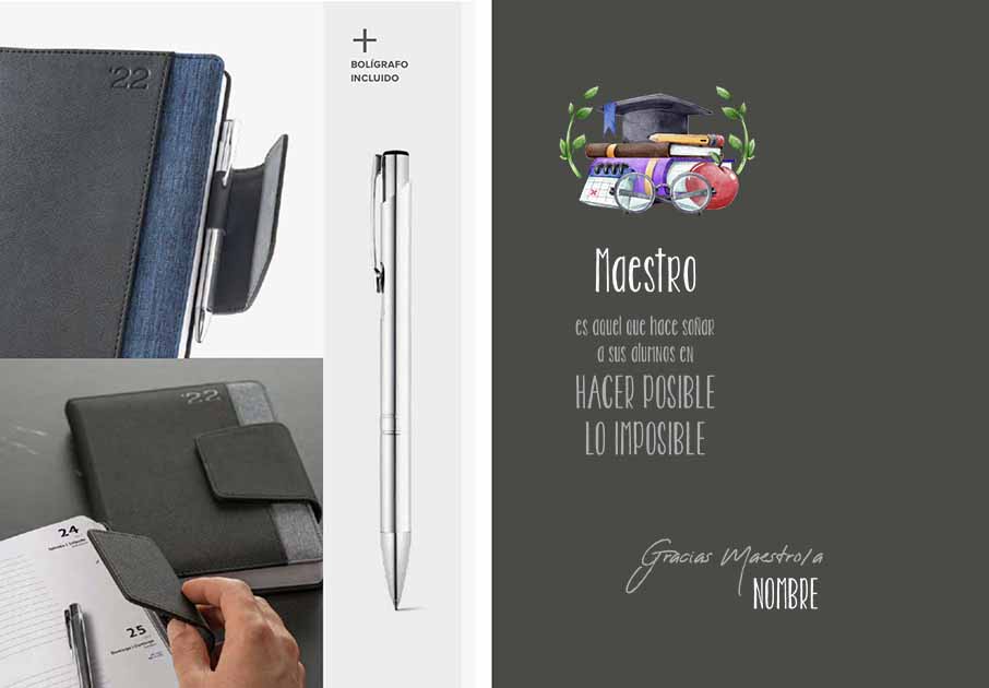 agenda para maestros personalizadas 2023