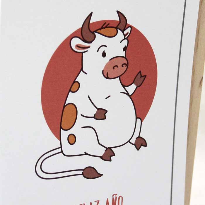 diseño vaquita para libreta