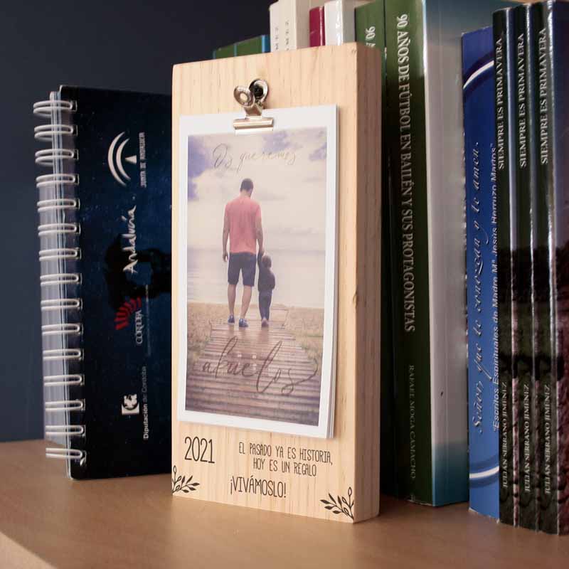 calendario bloques madera. Detalles para regalar en Navidad