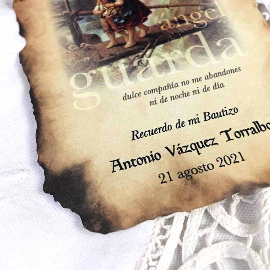 Regalos para Bautizo originales: Recordatorio "Pergamino" - Imagen 2