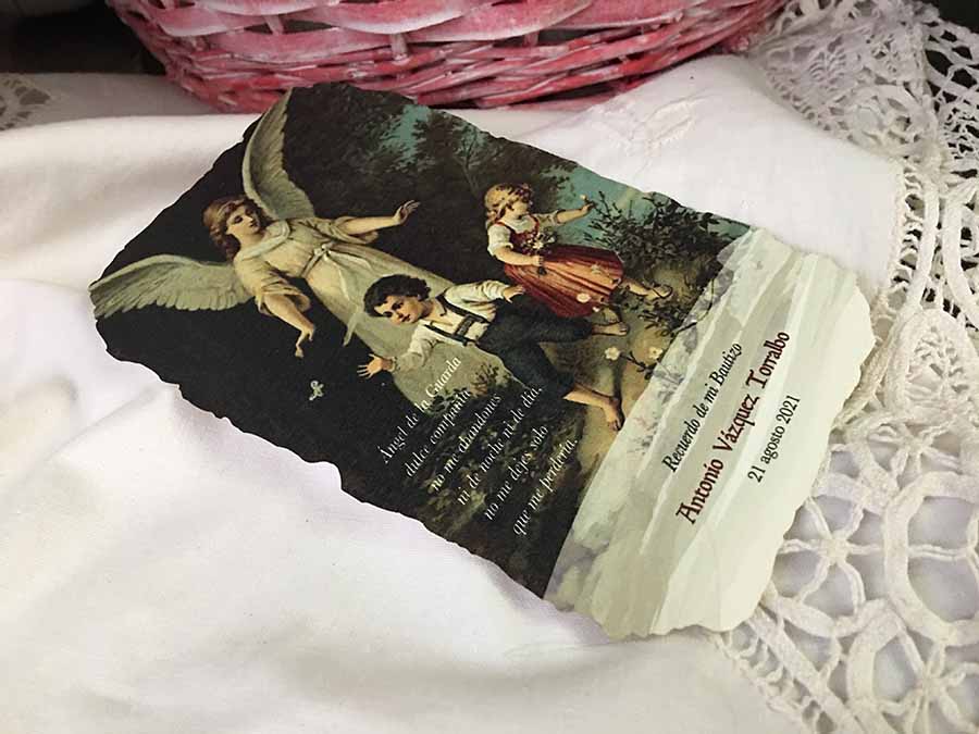 RE-BA206-1 estampas bautizo troquelada