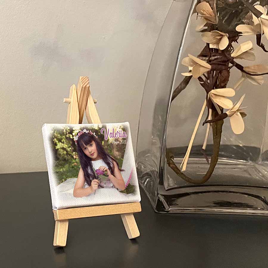 minilienzo-comunion-7x8-4 mini lienzo con foto niña primera comunión para regalo para invitados al evento