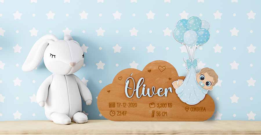 placa-infantil-03 placa infantil personalizada para decorar la habitación de tu bebé