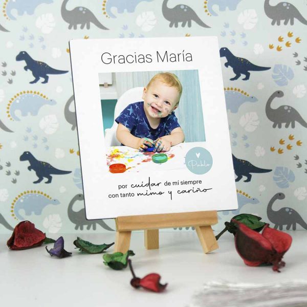 dm-gracias-pablo-02 placa de madera de agradecimiento a cuidador de bebé