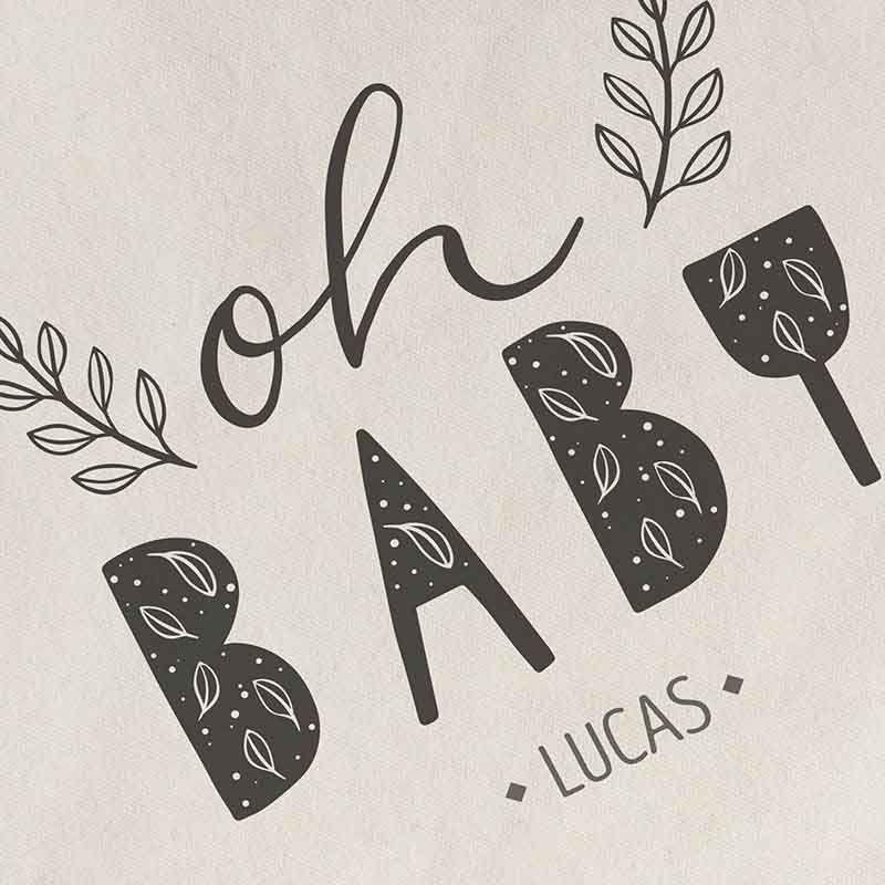 bolsa personalizada para regalar a invitados de bautizo