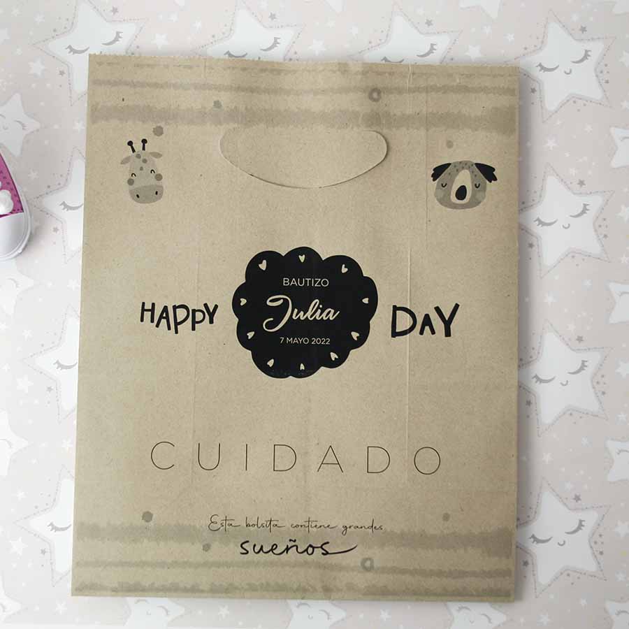 original bolsa de papel para presentar los regalos de tus invitados