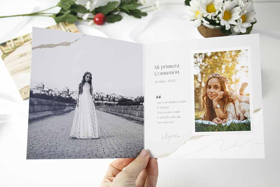 diptico-de-comunion-d Dípticos con fotografías y texto de agradecimiento
