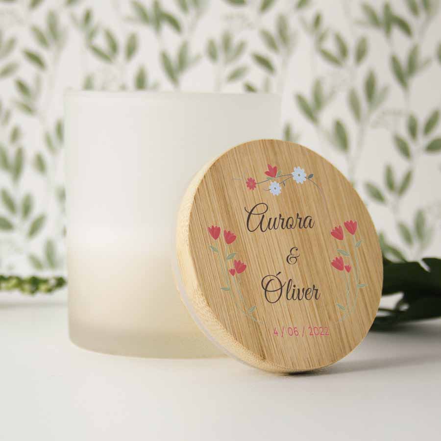 vela-personalizada-boda velas para boda perfumadas decorativas