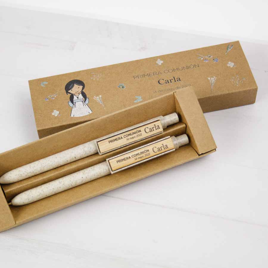 set-escritura-15421A-4 set de escritura personalizado para regalar a invitados