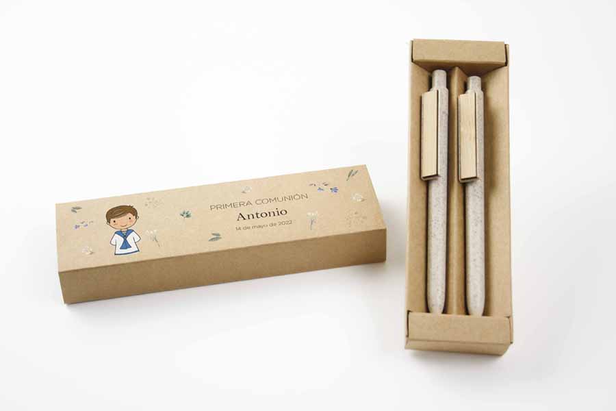 set-escritura-15421B-1 set de bolígrafo y portaminas en estuche de cartón personalizado