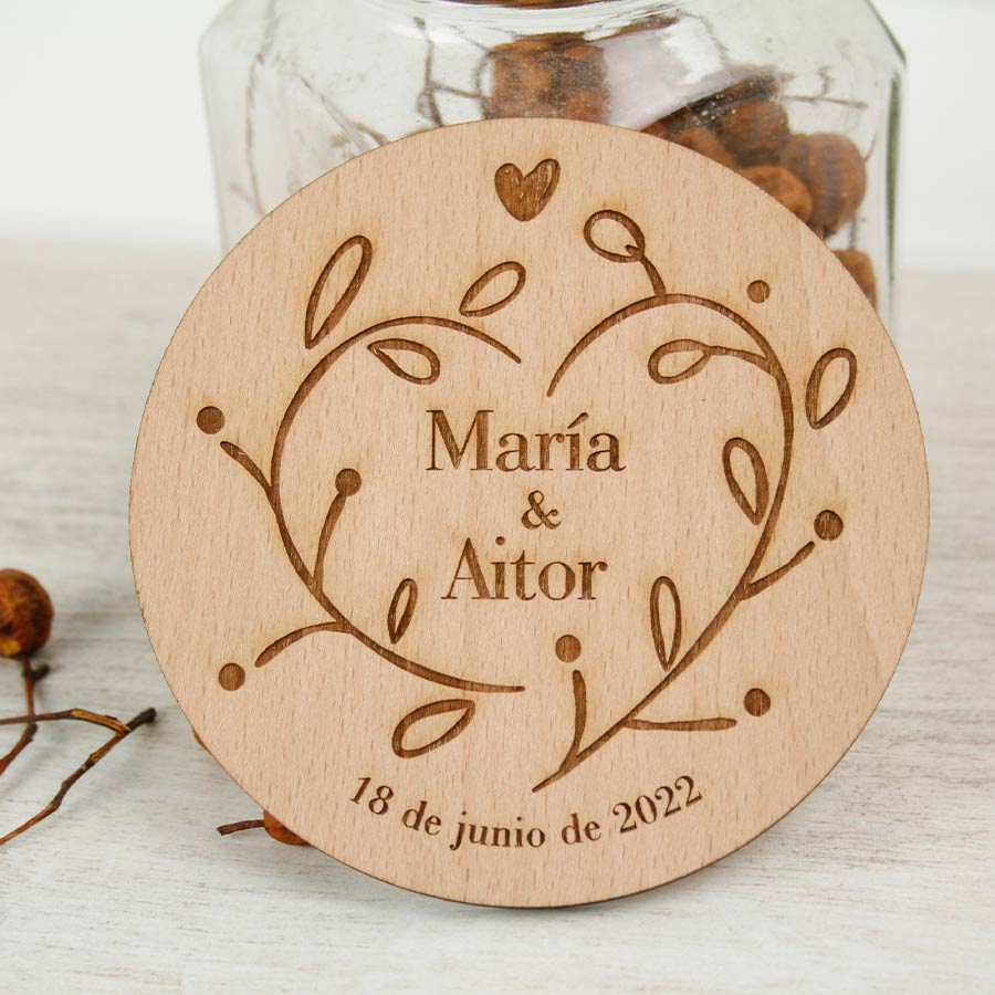 originales-posavasos detalles de boda utiles y originales posavasos madera