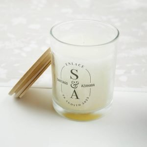 Velas personalizadas boda.