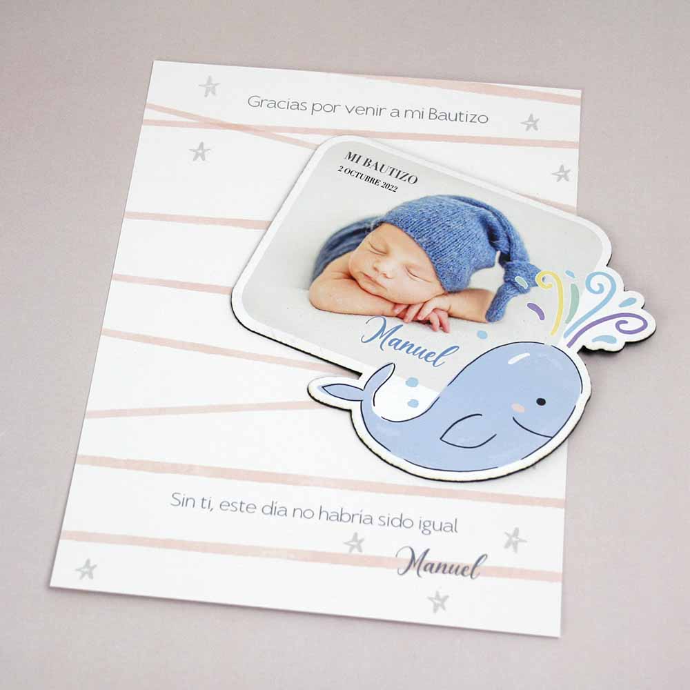 imanes personalizados para bautizo