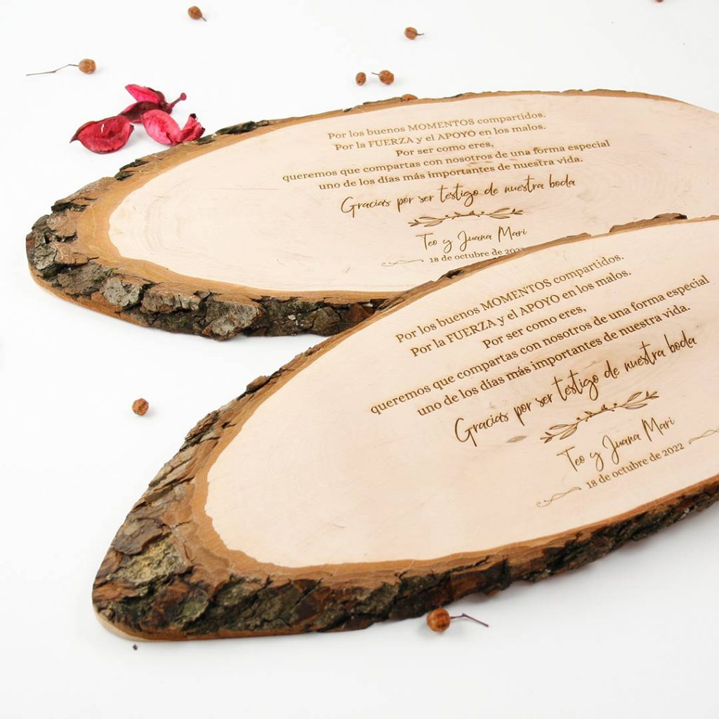 Regalos testigos boda