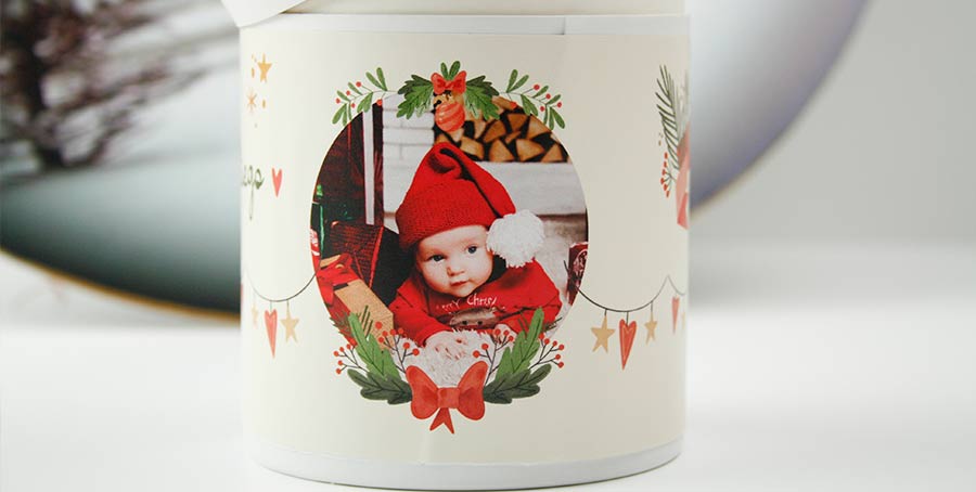 velas navideñas personalizadas. regalos navideños ideas
