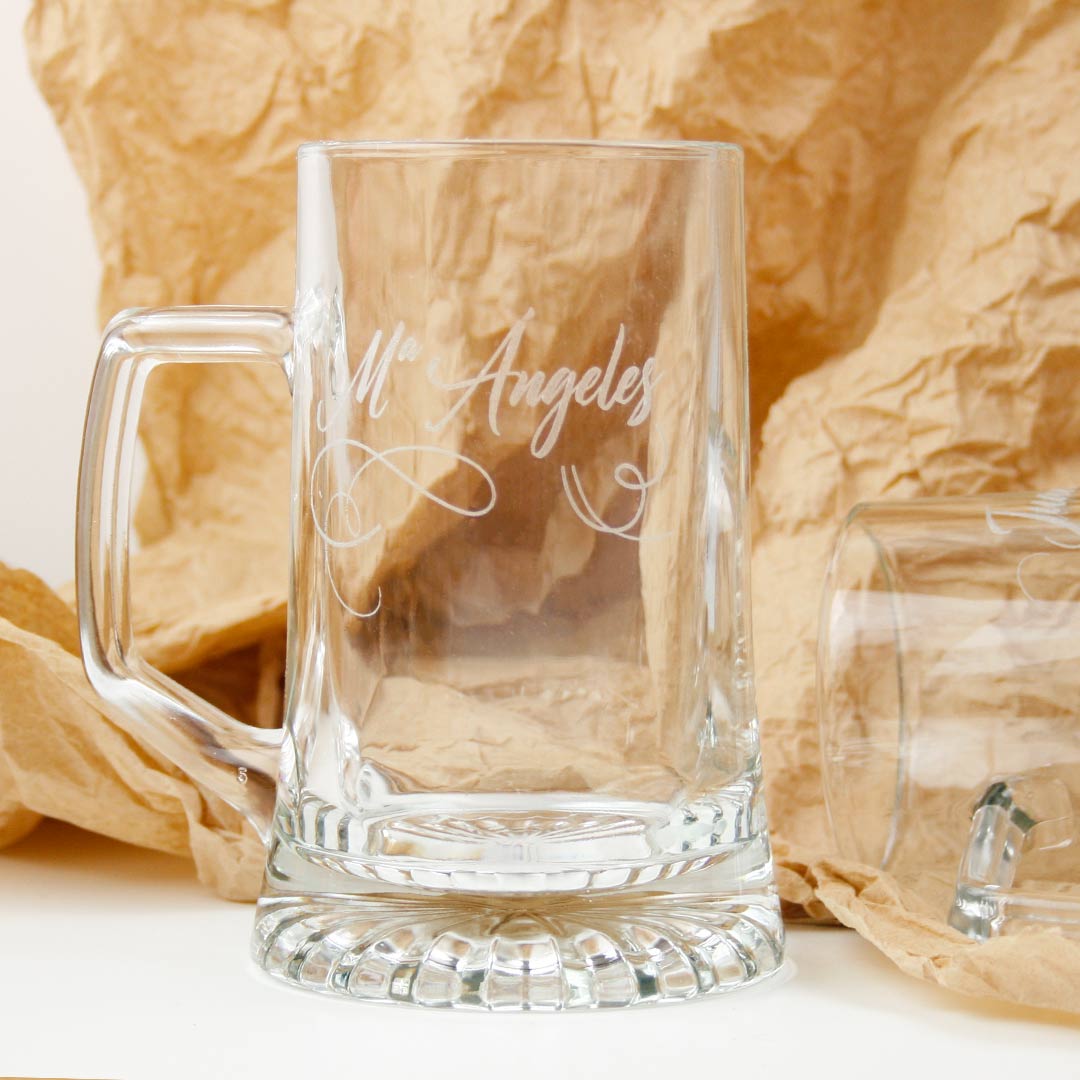 vaso cerveza personalizado