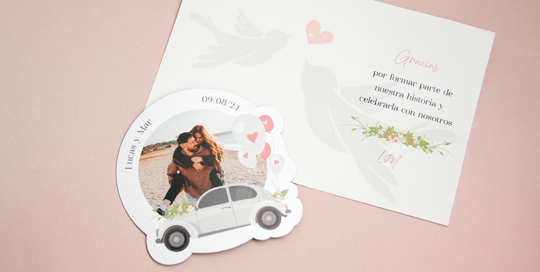 imanes con fotos para boda