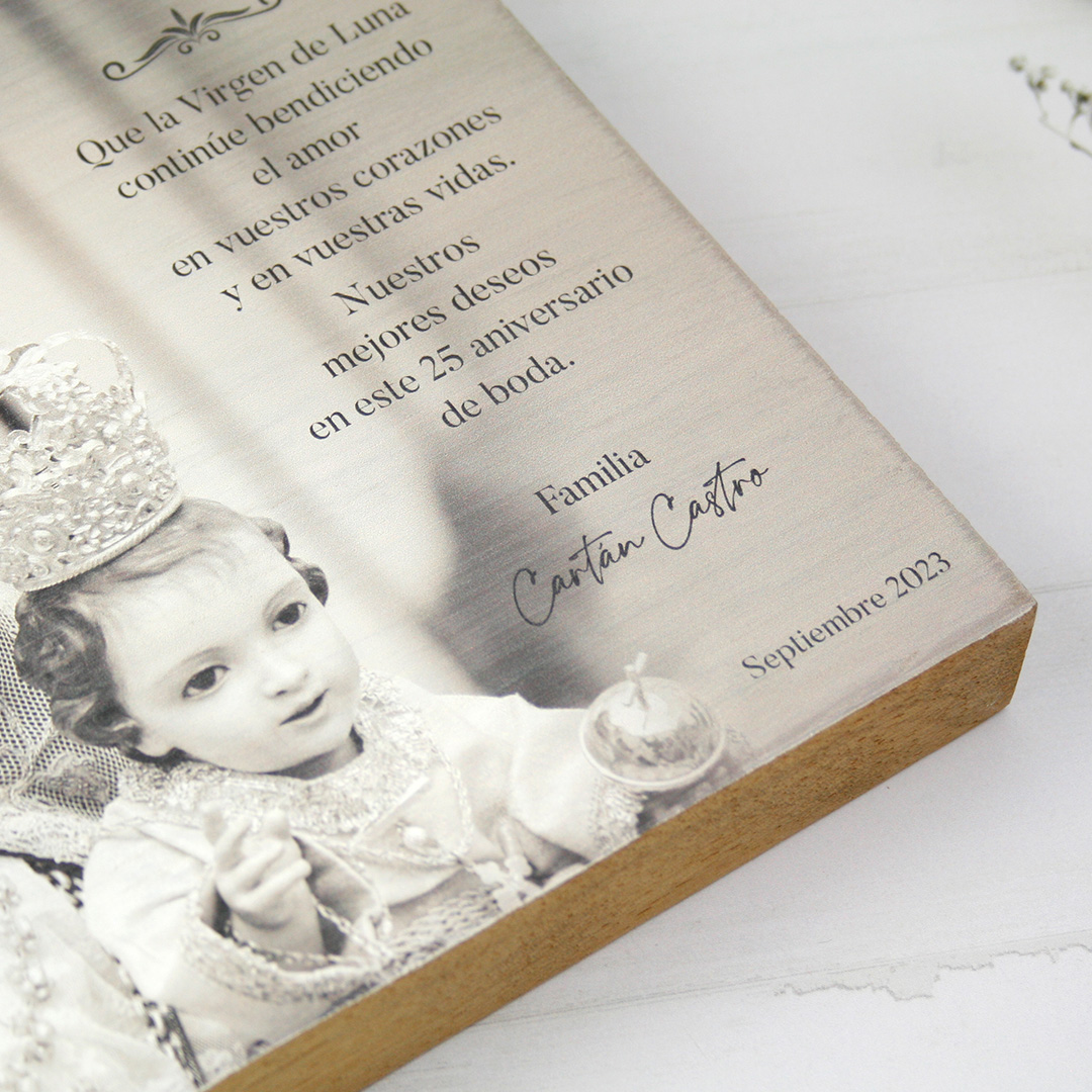 regalo para un aniversario de bodas de oro, plata...