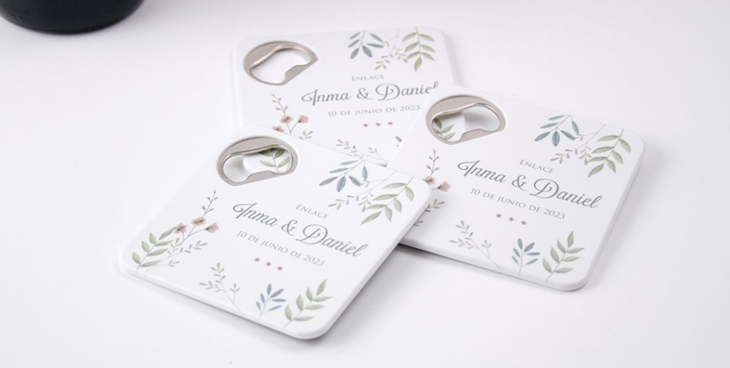 regalos-de-boda-para-invitados-originales regalos boda invitados baratos: posavasos abridor botella