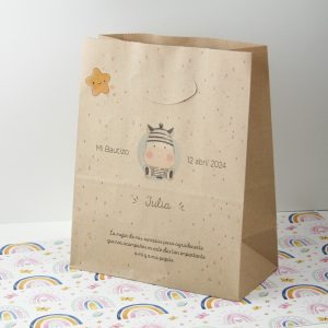 bolsas kraft para detalles bautizo