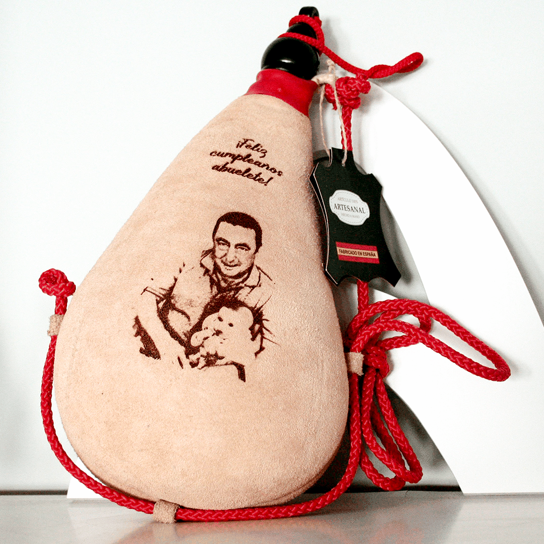 botas de vino personalizadas para regalar a padres