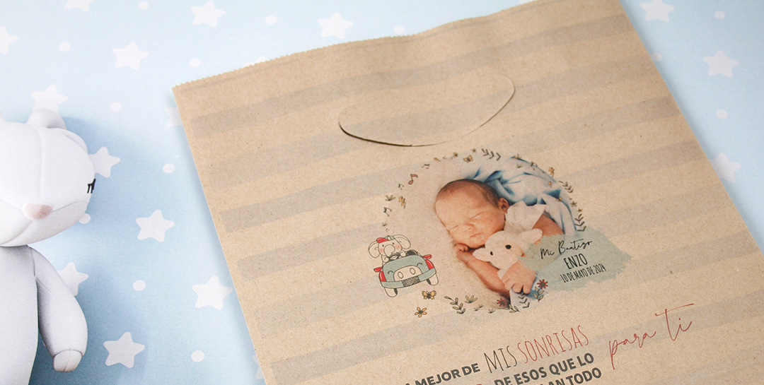 bolsas kraft regalo personalizadas