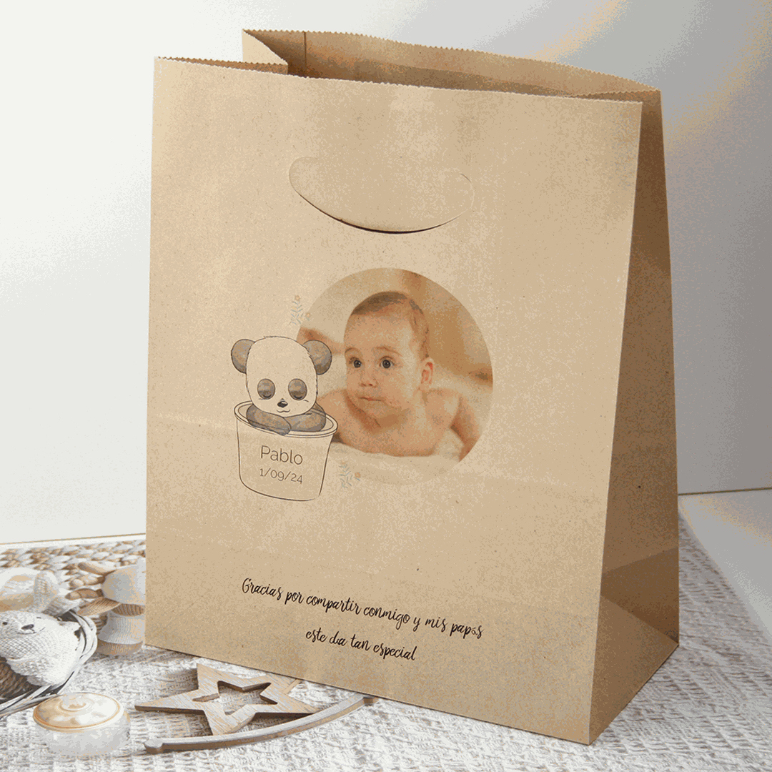 bolsas papel bautizos