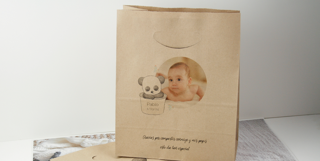 bolsas personalizadas regalo papel kraft